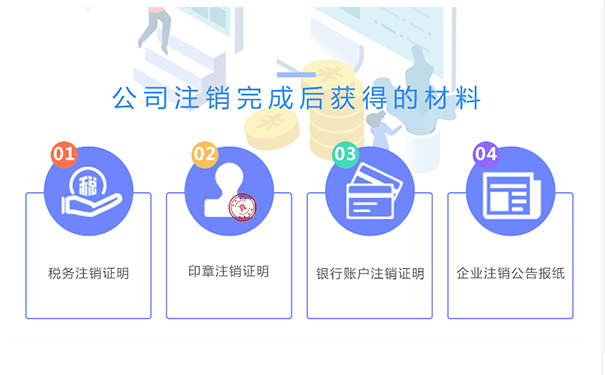 鄭州公司注銷成功，你會(huì)拿到如下材料